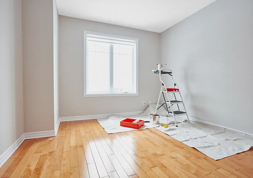 Interior repaint of living areas and hallway in Midtown