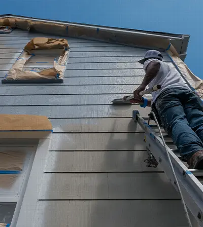 Detail of smooth cabinet finish in Elkhorn